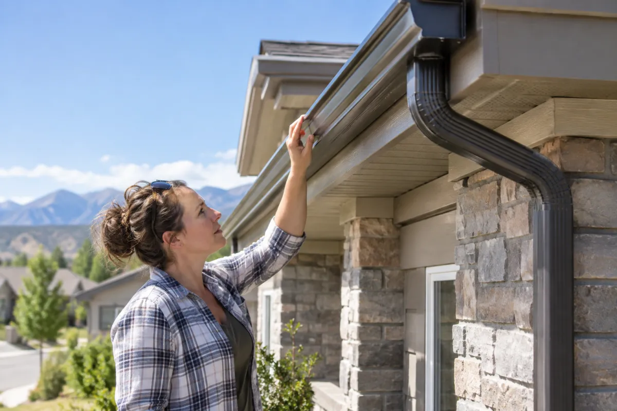 Gutter installation built for Colorado weather