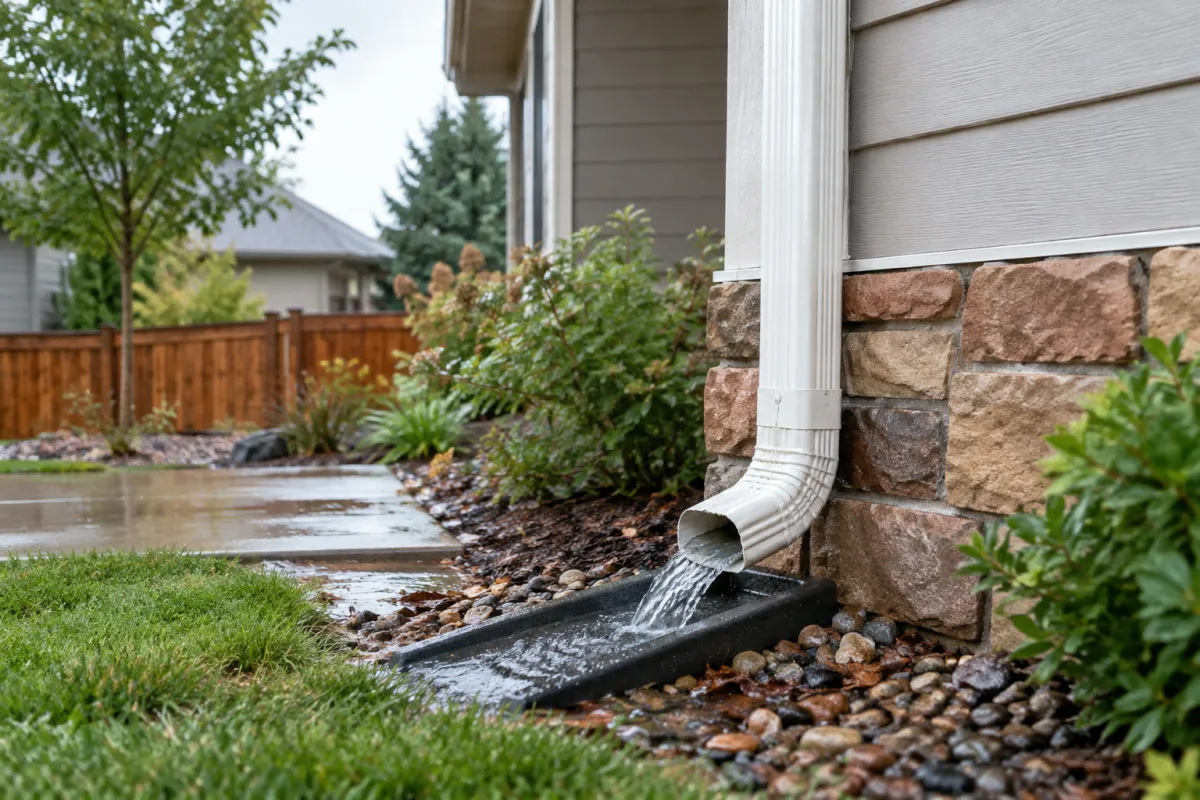 Downspout solutions that protect your foundation