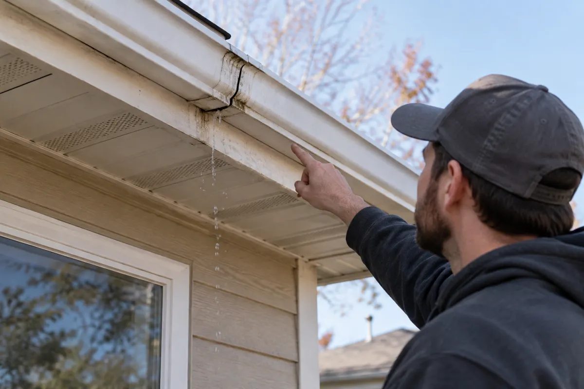 Find why your gutter joints keep leaking