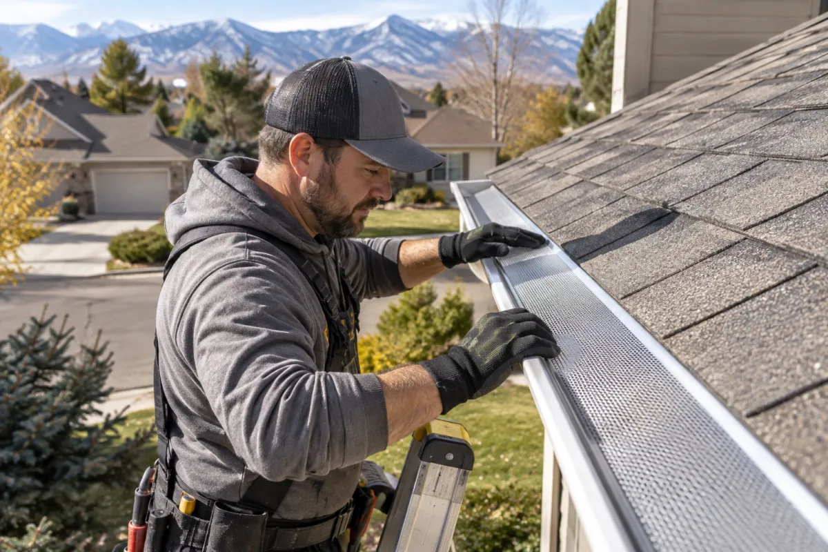 Keep leaves out of your gutters