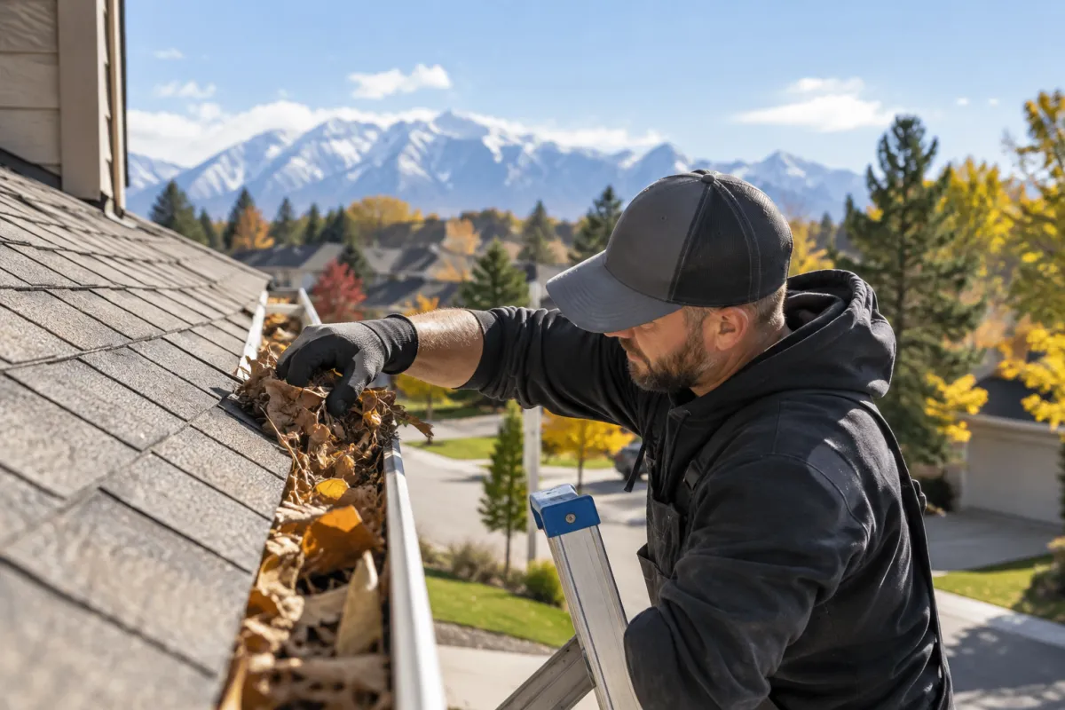 Clear gutters for Colorado weather
