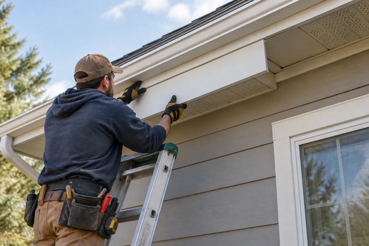 Replace damaged fascia before leaks spread