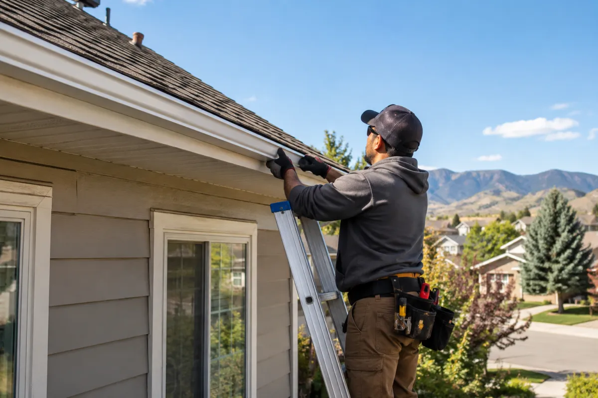 Custom gutters built for Colorado weather