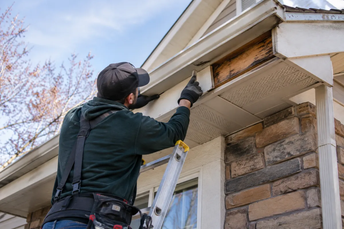 Restore a solid gutter mounting surface