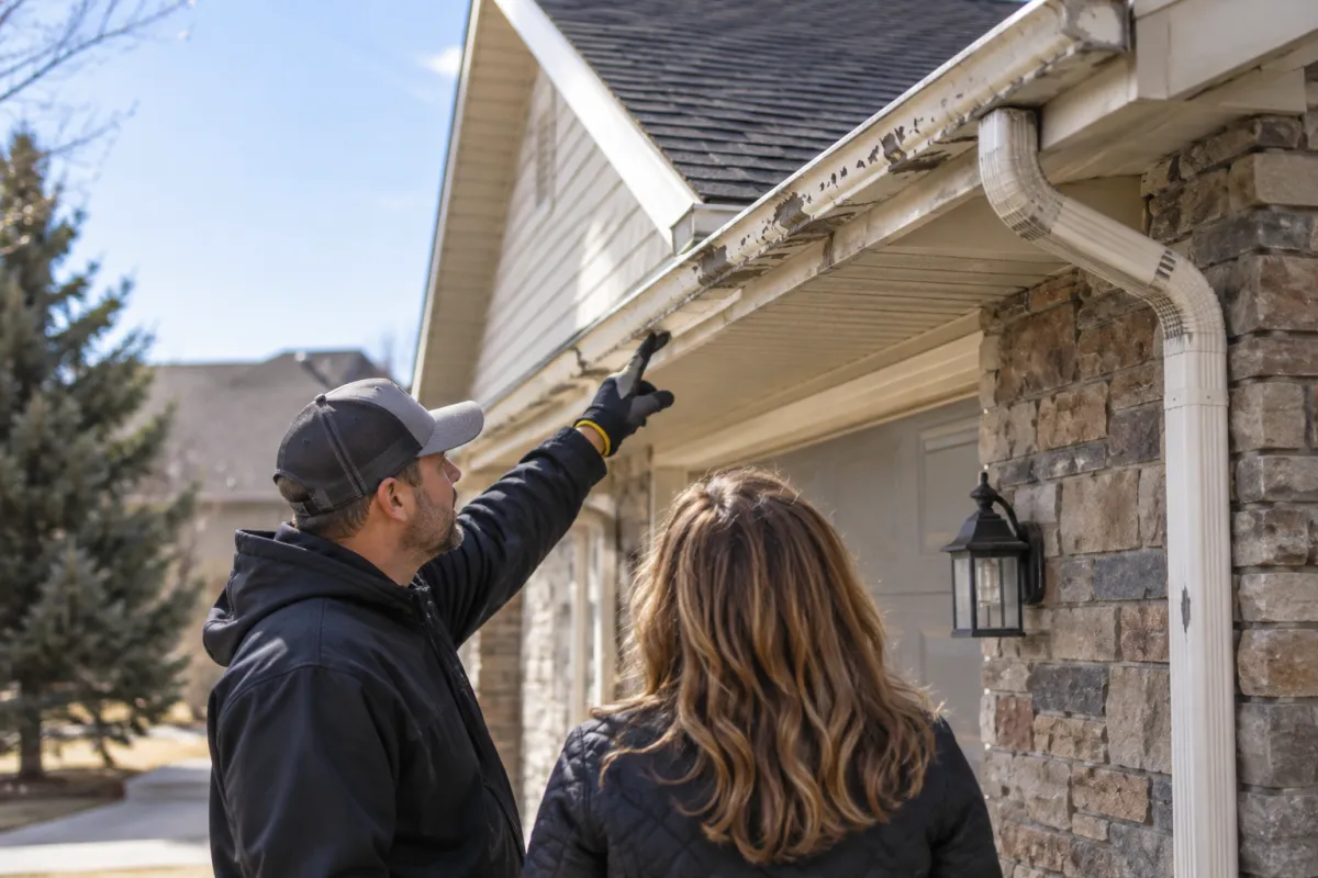 Replace failing gutters before water causes damage