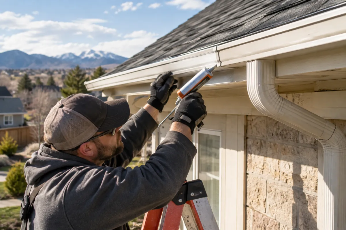 Stop gutter joint leaks before they spread